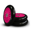 Pink Wheels Pair for Kick Scooters (2 pcs)